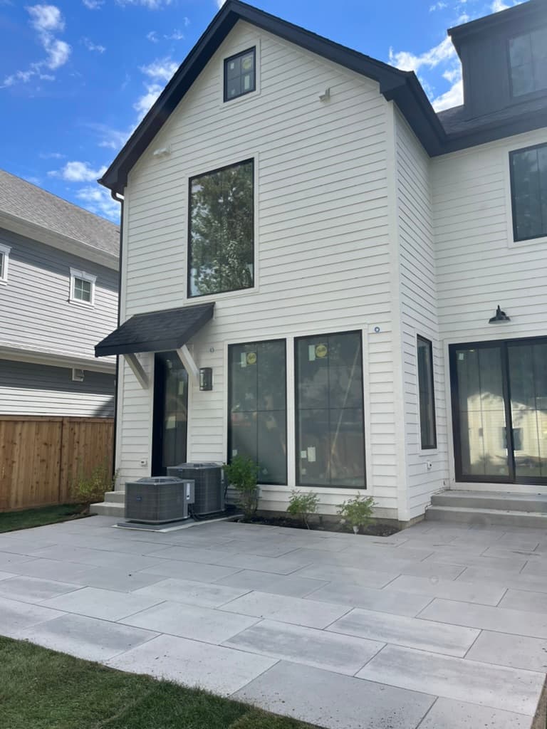 Modern Home Concrete Patio